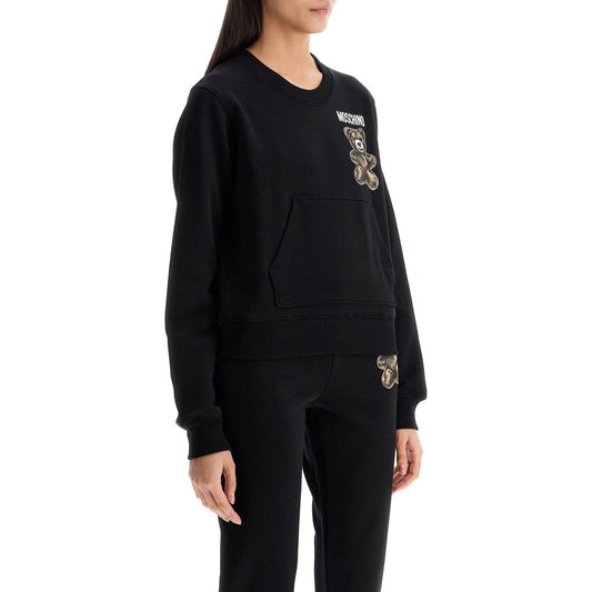 moschino teddy bear crewneck