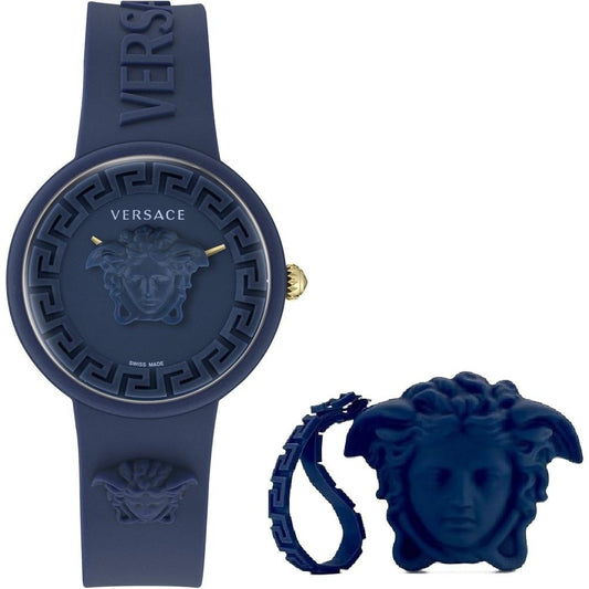 VERSACE Mod. MEDUSA POP + VERSACE BLUE SILICON PURSE
