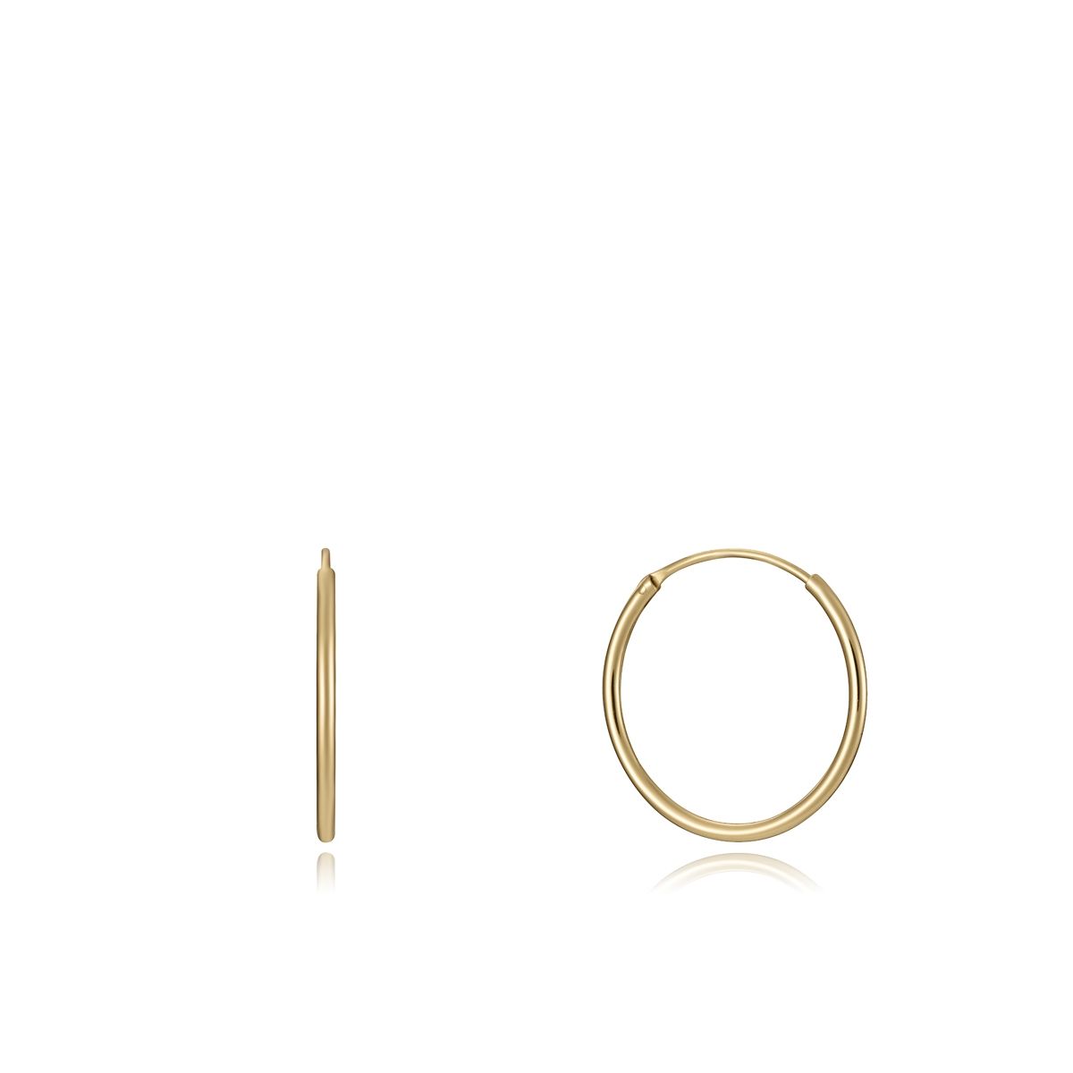 VICEROY JEWELS Mod. 13111E100-06 elegant silver hoop earrings for ladies with quartz chronograph, official packaging included.