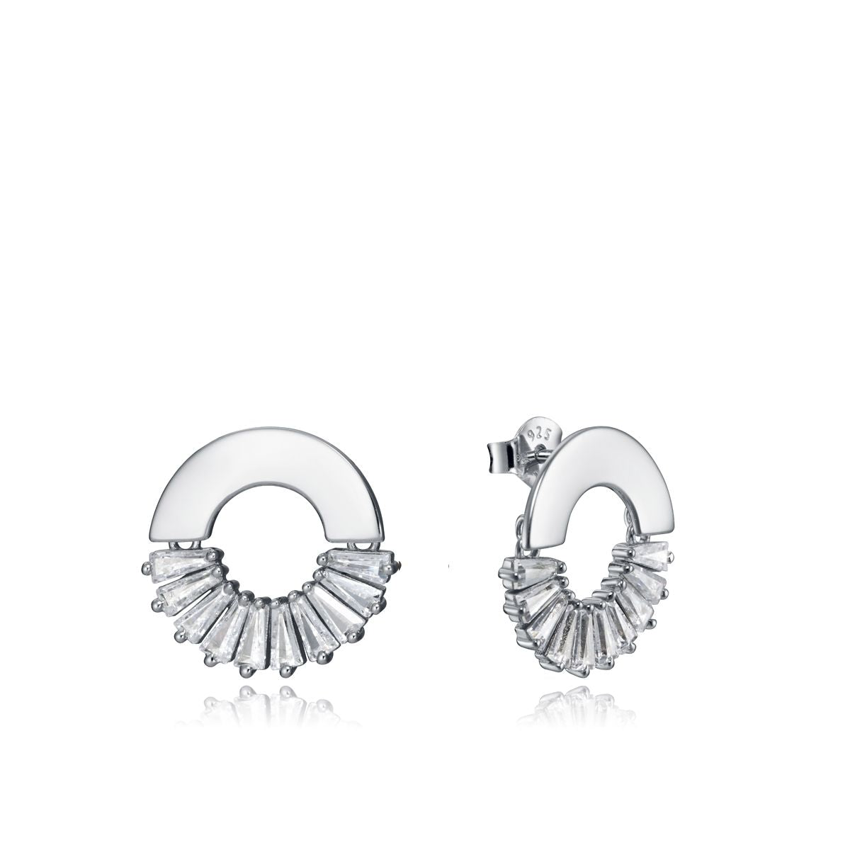 VICEROY JEWELS Mod. 15109E000-38 silver earrings for ladies with 925° silver and quartz analog movement, in official packaging.