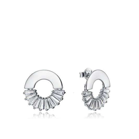 VICEROY JEWELS Mod. 15109E000-38 silver earrings for ladies with 925° silver and quartz analog movement, in official packaging.