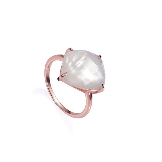 Elegant VICEROY JEWELS Mod. 15110A014-40 silver ring with quartz analog movement and mineral dial, perfect for ladies.