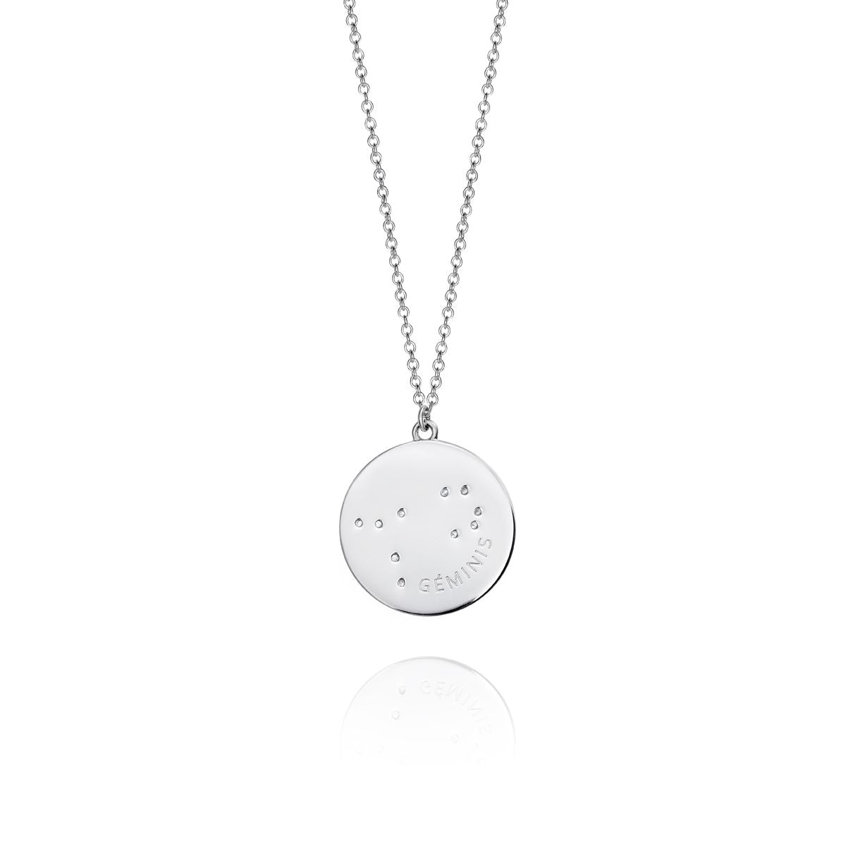 VICEROY JEWELS Mod. 61014C000-38G Lady's Gemini Constellation Silver Necklace in Official Box