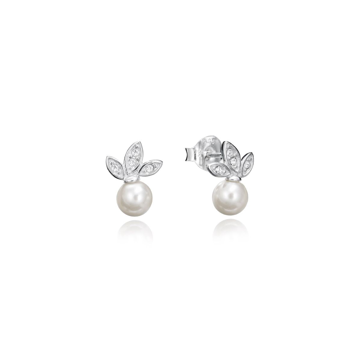 Elegant silver earrings with pearl design from VICEROY JEWELS Mod. 71045E000-68 for ladies, featuring quartz movement and mineral dial.