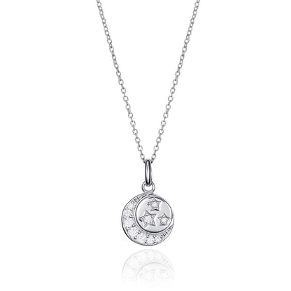 VICEROY JEWELS Mod. 71059C000-30 necklace for ladies in silver with star design, quartz movement, water resistant, in official packaging.