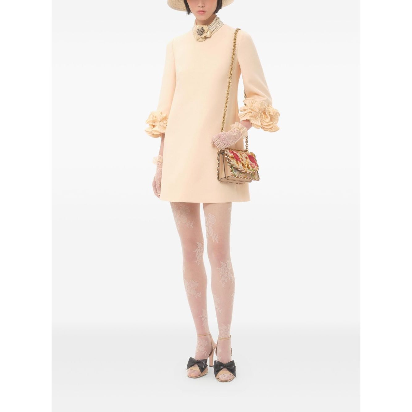 Valentino Crepe Couture mini dress
