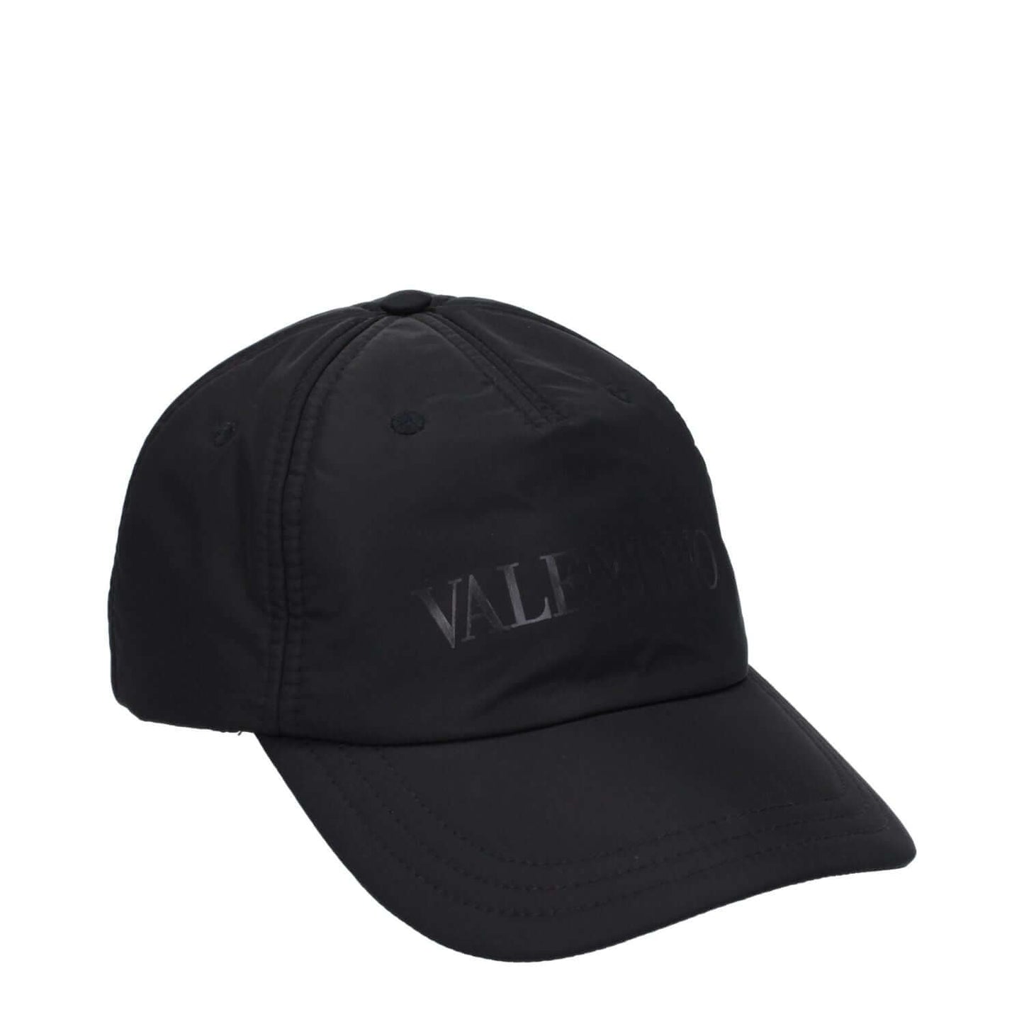 Valentino Garavani Black Polyamide Cap (Baseball Hat)