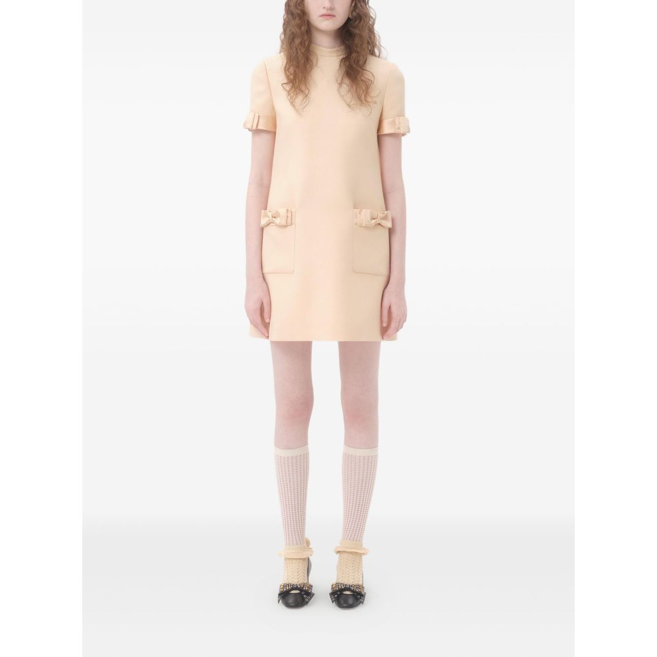 Valentino Short Crepe Couture Dress
