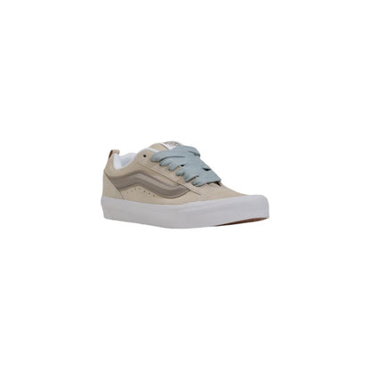 Vans Beige Leather Low Top Sneakers