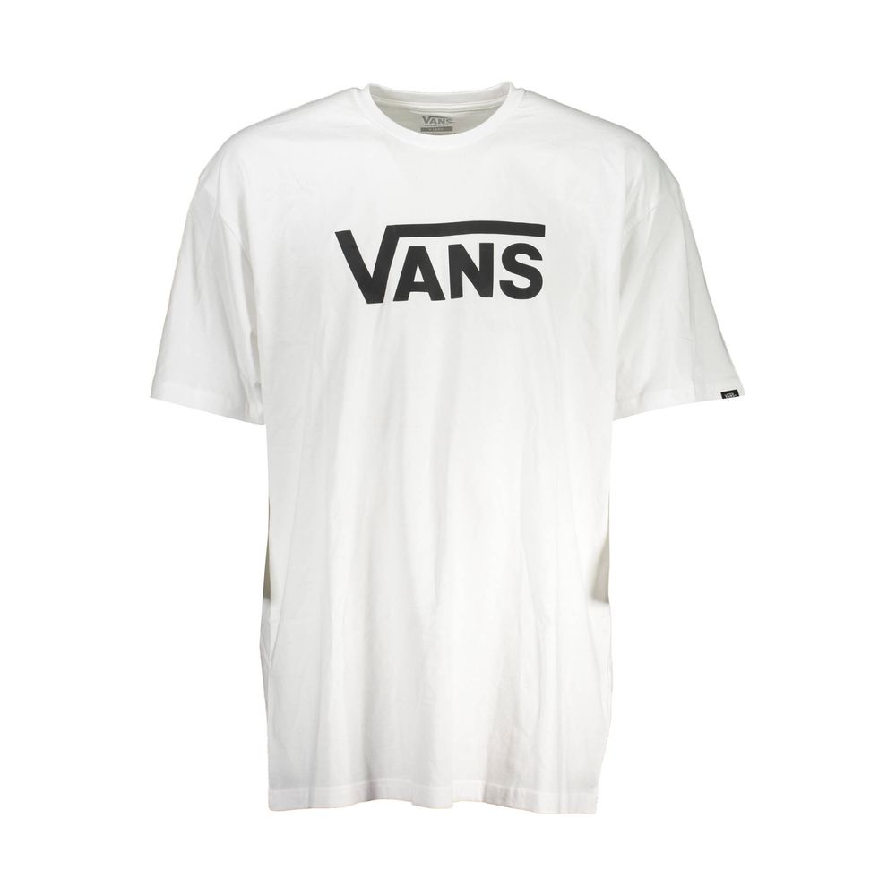 Vans White Cotton Men T-Shirt