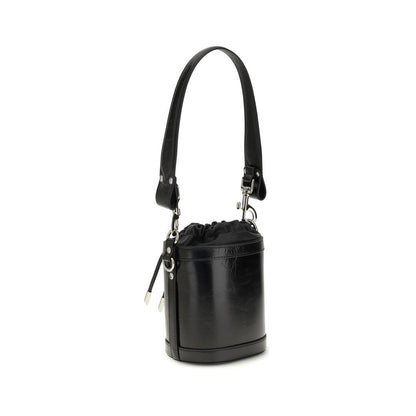 Vivienne Westwood Black Calf Leather Bos Taurus Backet Bag