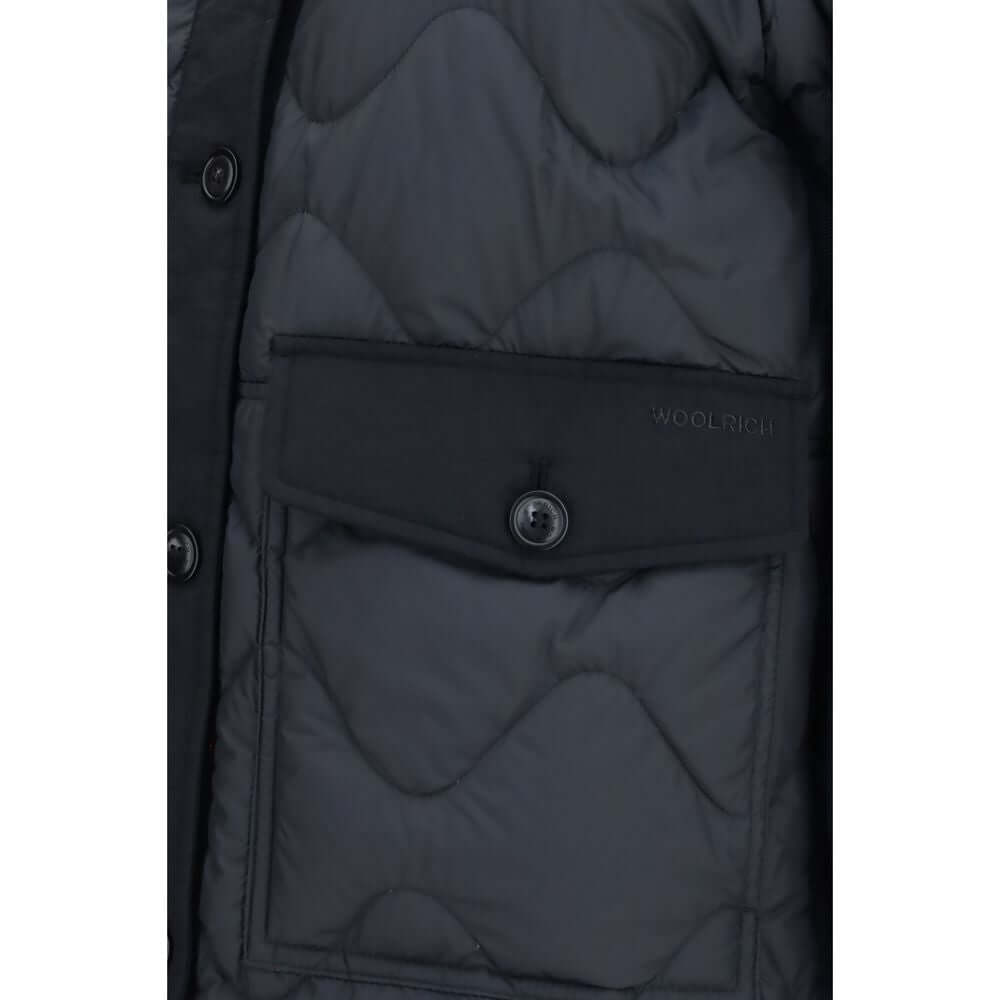 Woolrich Gray Polyester Full-Length Jacket