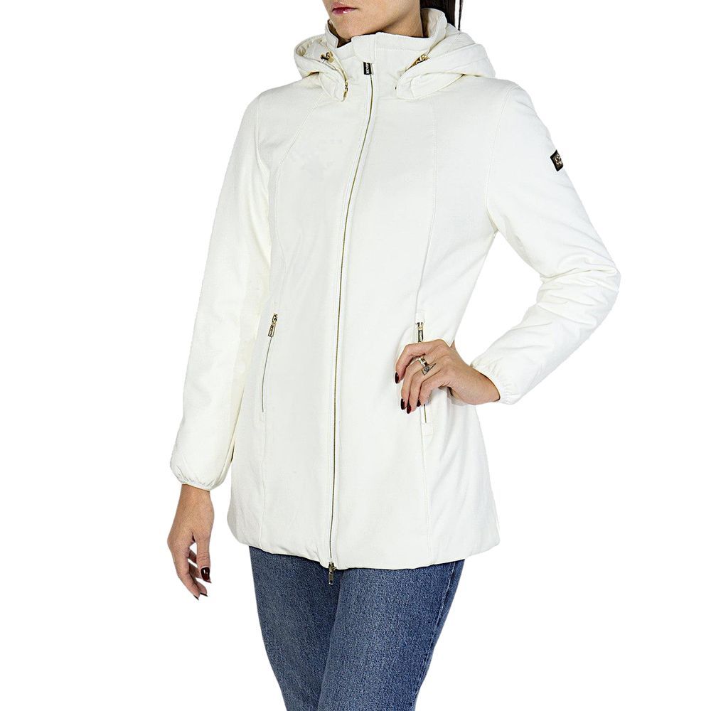 Yes Zee White Polyamide Coat 1728,67400106144,Clothing,Coats - Jackets & Coats - Clothing,Jackets & Coats - Clothing,New with tags,White,Women,XXL,Yes Zee