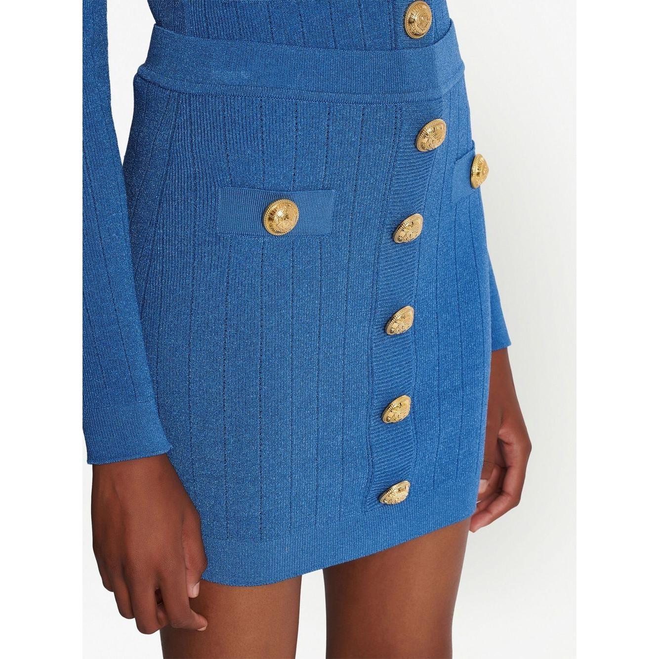 Balmain Skirts Blue