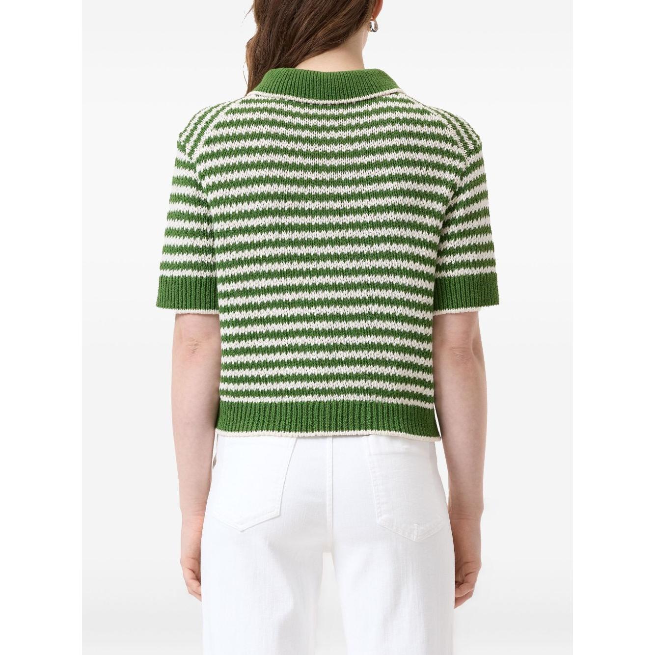 Closed Knitted green cardigan in organic cotton