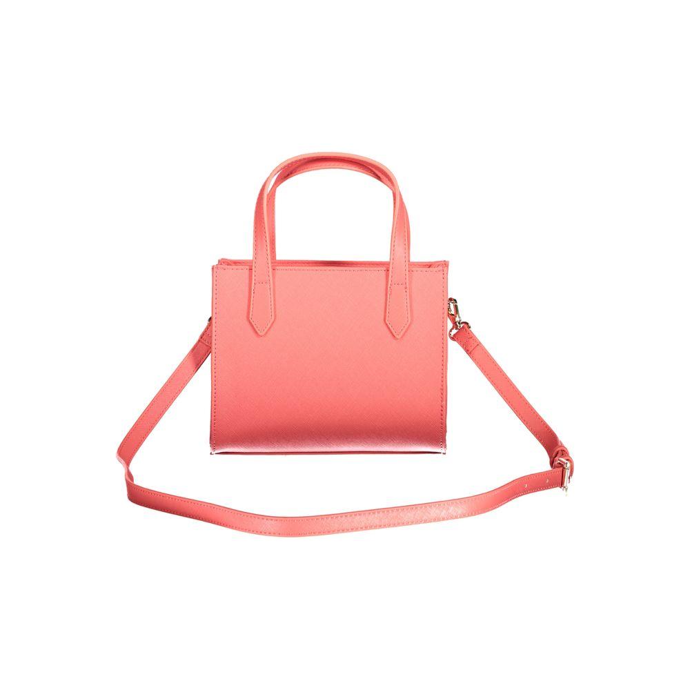 Front view with bag zipped and handles upright.