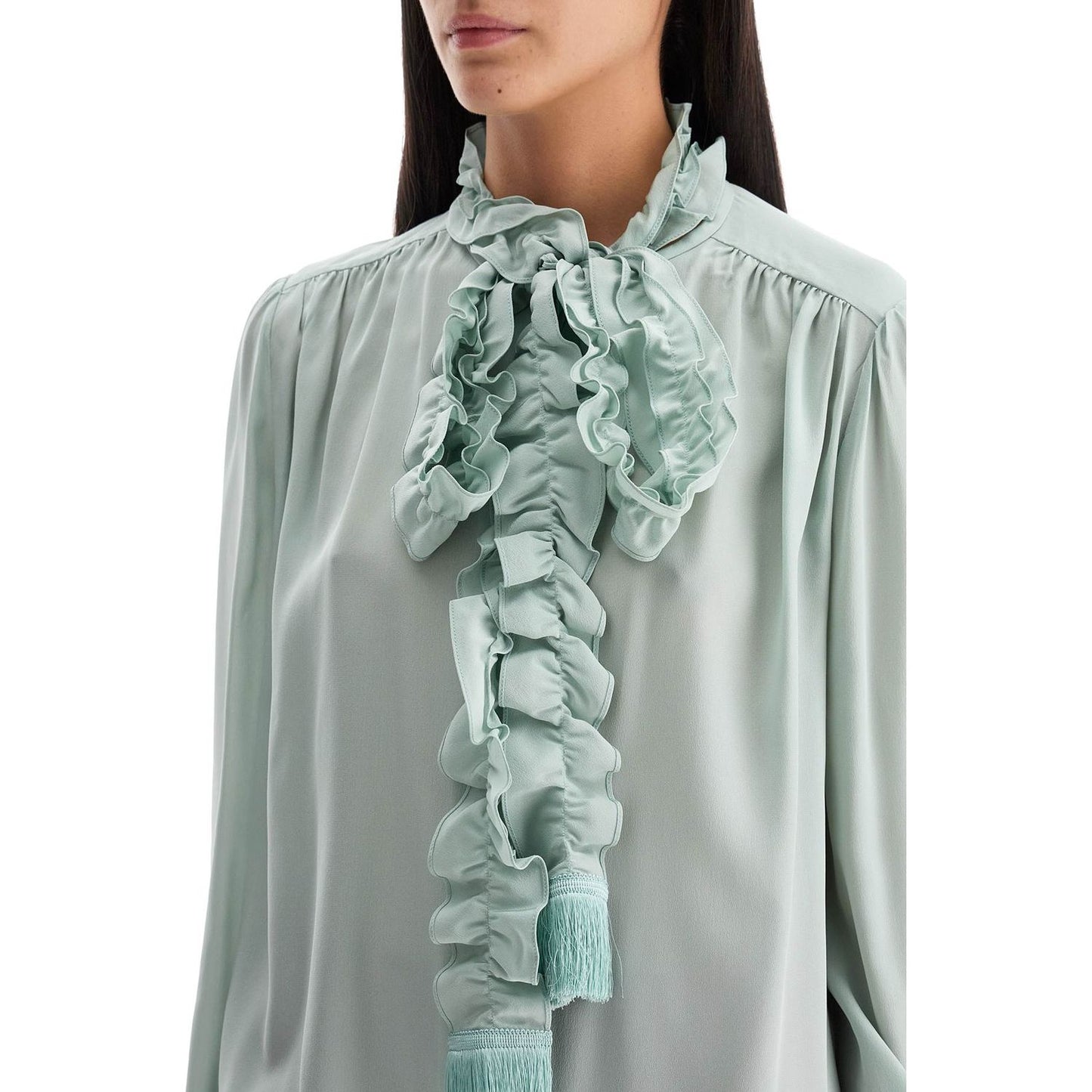 Valentino Garavani silk blouse with bow detail